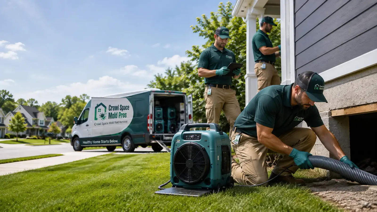 Crawl Space Mold Removal in Munden, KS